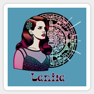 Lana Del Rey - Lanita (for light colors) Sticker